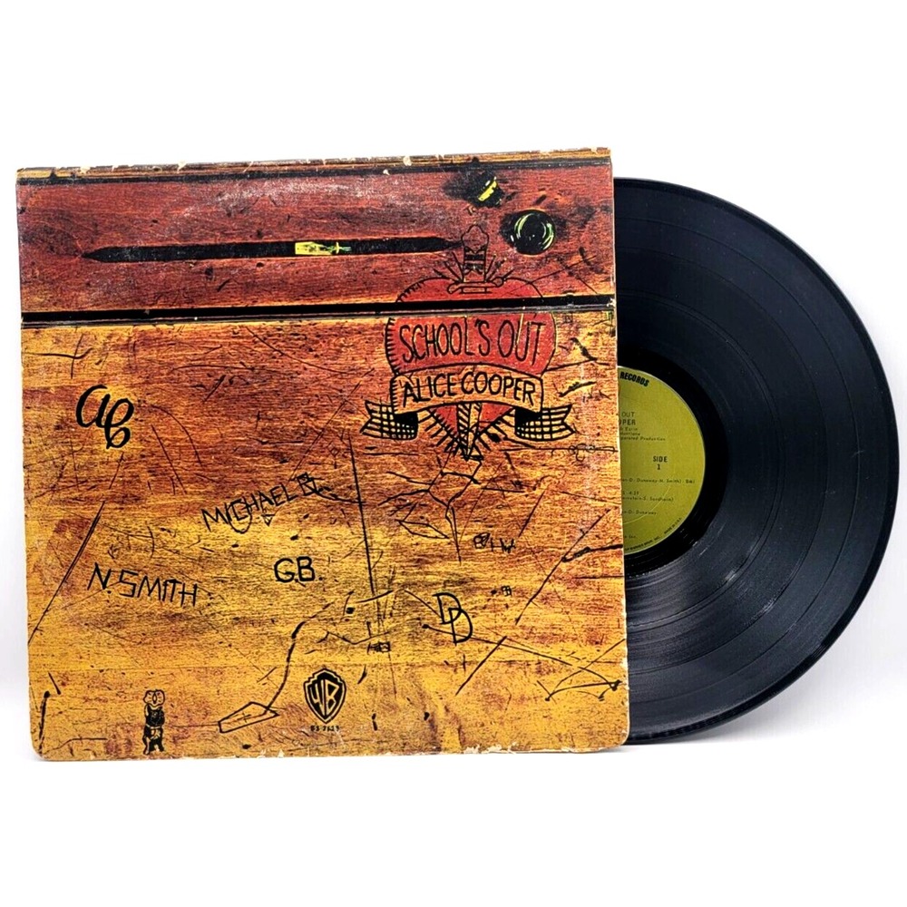 ALICE COOPER -‎ SCHOOL'S OUT - ROCK LP RECORD WARNER